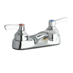 Elkay LK402L2 4& Centerset with Exposed Deck Faucet Integral Spout 2& Lever Handles - One-stop shop for professional tools and equipment.