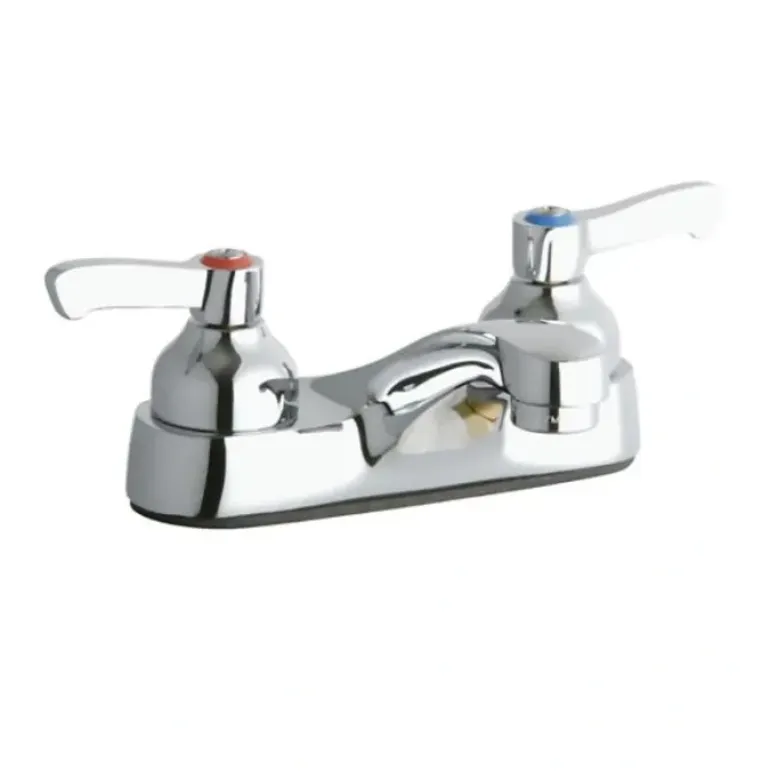 Elkay LK402L2 4& Centerset with Exposed Deck Faucet Integral Spout 2& Lever Handles - One-stop shop for professional tools and equipment.