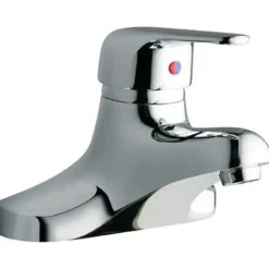 Elkay LK422L4 4& Centerset with Exposed Deck Lavatory Faucet Integral Spout Single Control 4& Wristblade Handle Chrome - One-stop shop for professional tools and equipment.