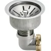 Elkay LK35L 3-1/2& Drain Fitting Type 304 Stainless Steel Body Strainer Basket Tailpiece and Elbow - One-stop shop for professional tools and equipment.