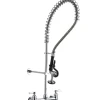 Elkay LK943LC 8& Centerset Wall Mount Faucet 44& Flexible Hose w/1.2 GPM Spray Head 2& Lever Handles 1.2 GPM Spray Head - One-stop shop for professional tools and equipment.