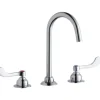 Elkay LK800LGN05T4 8& Centerset with Concealed Deck Laminar Flow Faucet with 5& Gooseneck Spout 4& Wristblade Handles Chrome - One-stop shop for professional tools and equipment.