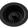 Elkay LKQS35 Polymer 3-1/2& Drain Fitting with Removable Basket Strainer and Rubber Stopper - One-stop shop for professional tools and equipment.