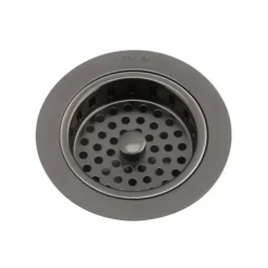 Elkay LKS35AS 3-1/2& Drain Fitting Antique Steel Finish Body and Basket with Rubber Stopper - One-stop shop for professional tools and equipment.