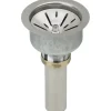 Elkay LK99S Deluxe 3-1/2& Drain with Satin Finish Type 304 Stainless Steel Body Strainer Basket Rubber Seal and Tailpiece - One-stop shop for professional tools and equipment.