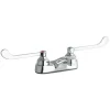 Elkay LK402T4 4& Centerset with Exposed Deck Faucet Integral Spout 4& Wristblade Handles - One-stop shop for professional tools and equipment.