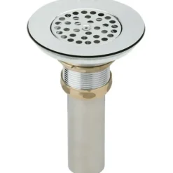 Elkay LKVR18 3-1/2&Drain Nickel Plated Brass Body Vandal-resistant Strainer and Tailpiece - One-stop shop for professional tools and equipment.