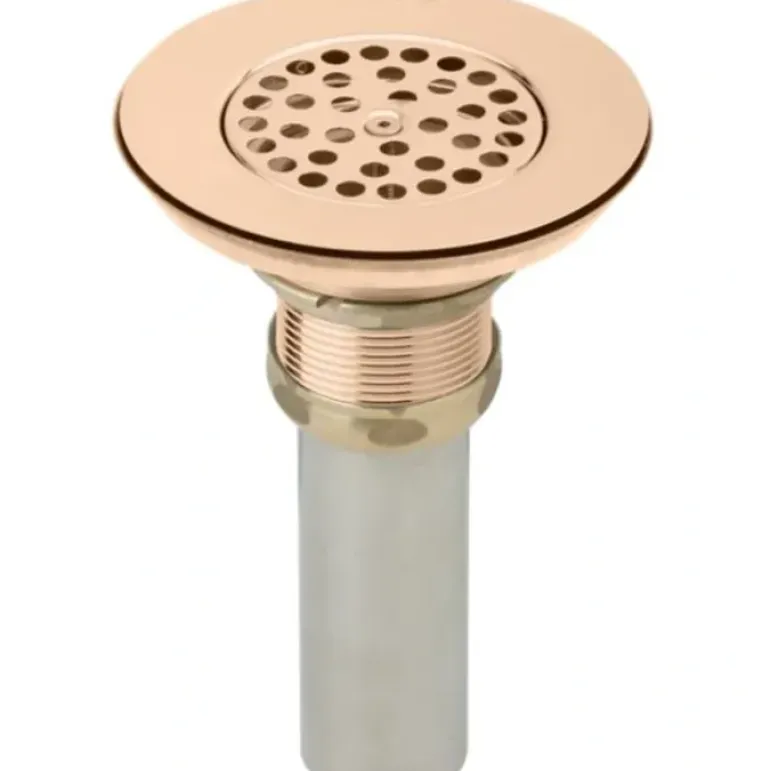 Elkay LKVR18-CU 3-1/2& Drain CuVerro® antimicrobial copper Body Vandal-resistant Strainer and Tailpiece - One-stop shop for professional tools and equipment.