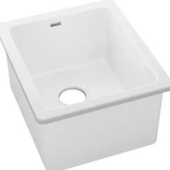 Elkay SWU1517WH Fireclay 16-7/16& x 18-15/16& x 9-1/16& Single Bowl Undermount Bar Sink White - One-stop shop for professional tools and equipment.