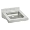 Elkay WCL1923OSD Sturdibilt Stainless Steel 19& x 23& x 4& Wall Hung Single Bowl Lavatory Sink - One-stop shop for professional tools and equipment.