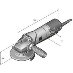 Fein 72226060120 Angle Grinder_Cg10-115Pde/N12 120V60H - One-stop shop for professional tools and equipment.