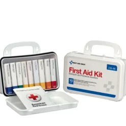 First Aid Only 238-AN 10 Unit First Aid Kit, Plastic Case - One-stop shop for professional tools and equipment.