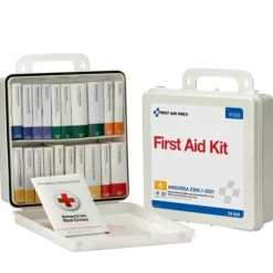 First Aid Only 91330 50 Person ANSI 2021 Class A, 24 Unit Plastic First Aid Kit - One-stop shop for professional tools and equipment.