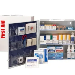 First Aid Only 91339 100 Person ANSI 2021 Class A, 3 Shelf First Aid Cabinet - One-stop shop for professional tools and equipment.