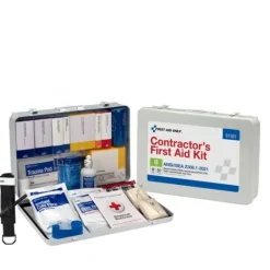 First Aid Only 91351 50 Person ANSI 2021 Class B, Contractor Metal First Aid Kit - One-stop shop for professional tools and equipment.