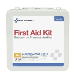 First Aid Only 90564 50 Person First Aid Kit, ANSI 2015 Class A+, Metal Case - One-stop shop for professional tools and equipment.