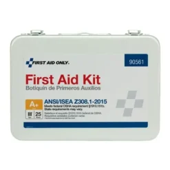 First Aid Only 90561 25 Person First Aid Kit, ANSI 2015 Class A+, Metal Case - One-stop shop for professional tools and equipment.