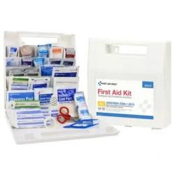 First Aid Only 90639 50 Person First Aid Kit, ANSI 2015 Class A+, Plastic Case with Dividers - One-stop shop for professional tools and equipment.