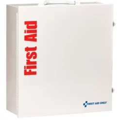 First Aid Only 90574 3 Shelf First Aid ANSI 2015 Class A+ Metal Cabinet, with Meds - One-stop shop for professional tools and equipment.