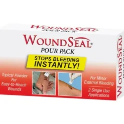 First Aid Only 90358 WoundSeal Blood Clot Powder, Pour Packs, 2/box - One-stop shop for professional tools and equipment.