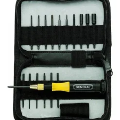 General Tools 63518 18-Piece Precision Screwdriver Set With T5 Torx Blade - One-stop shop for professional tools and equipment.