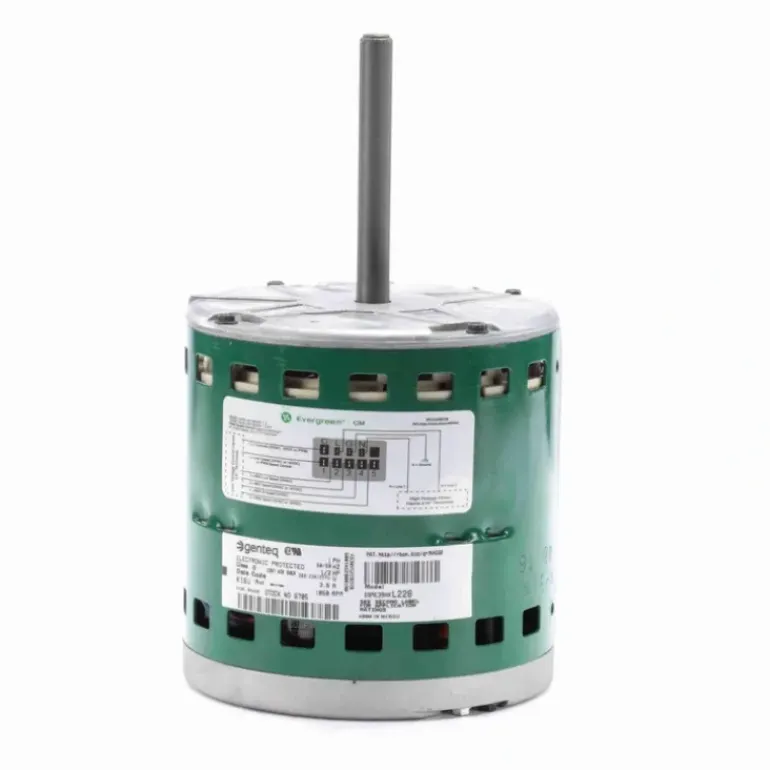 Genteq EVERGREEN® CM Fan and Blower Motor, 1/2 HP, 1 Ph, 60 Hz, 208-230/277 V, 1075 RPM, 5 Speed, 48 Frame, OAO - 6705 - One-stop shop for professional tools and equipment.