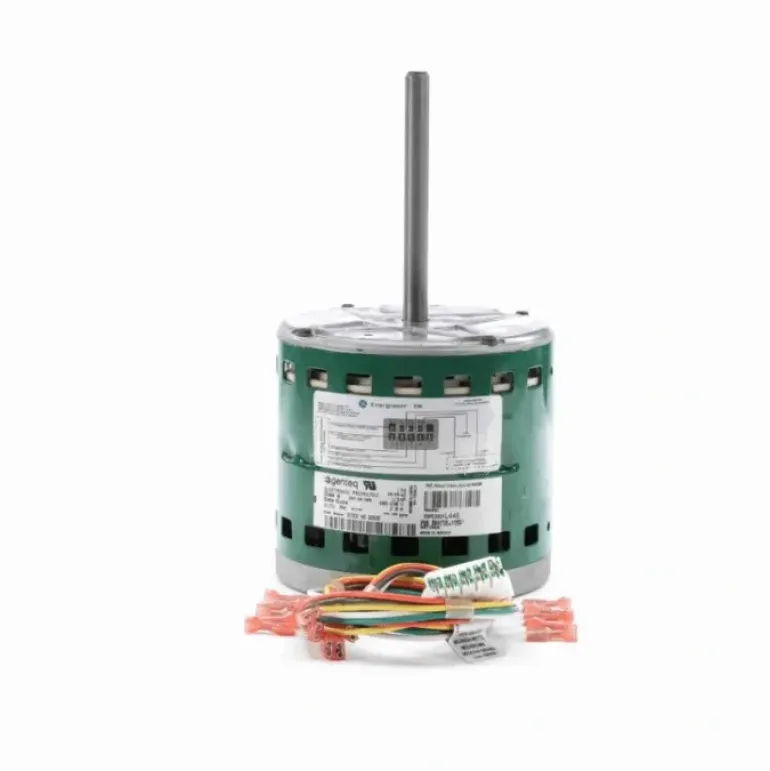 Genteq EVERGREEN® EM Fan and Blower Motor, 1/2 HP, 1 Ph, 60 Hz, 115 V, 1075 RPM, 5 Speed, 48 Frame, OAO - 6105E - One-stop shop for professional tools and equipment.