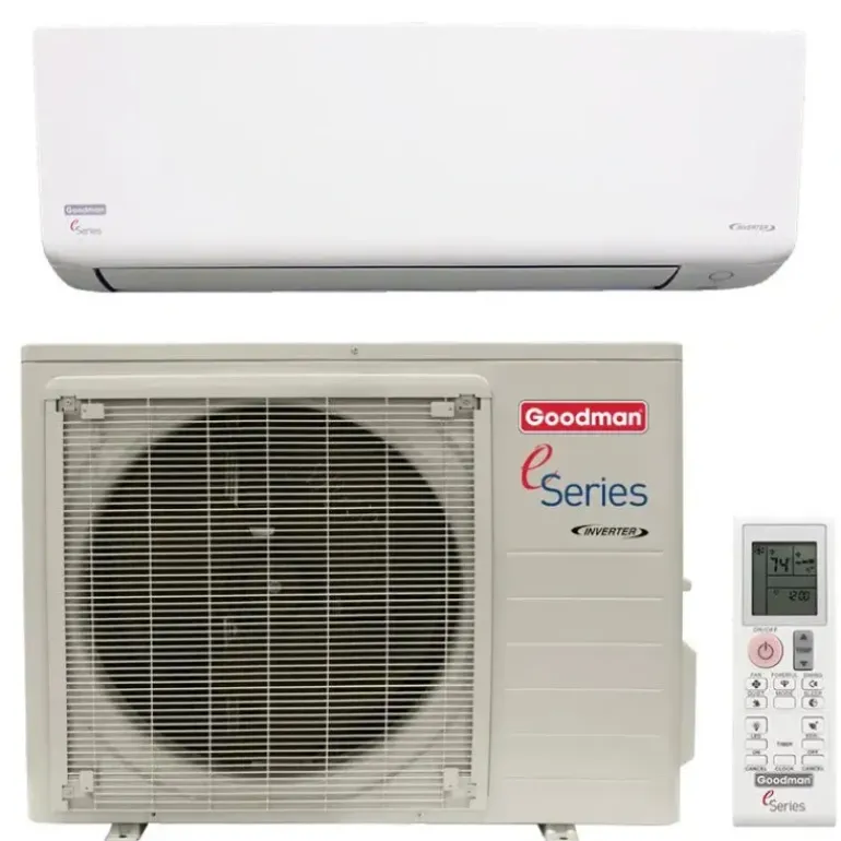 Goodman E-Series 12,000 BTU 18 SEER2 Ductless Mini Split Inverter Air Conditioner Heat Pump System (230v) - One-stop shop for professional tools and equipment.