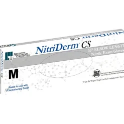 Innovative Healthcare 116350 Nitriderm Cs Nitrile Exam Gloves – 16″ Elbow Length - Xl, 50 Gloves/Bx, 10 Bx/Cs - One-stop shop for professional tools and equipment.