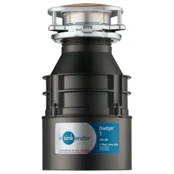 InSinkErator 79880A-ISE Badger 1 Garbage Disposal with Cord, 1/3 HP - One-stop shop for professional tools and equipment.