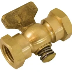 Jones Stephens A11005 1/4& Air Cock, FNPT x FNPT Hexagon Shoulder, Tee Handle - One-stop shop for professional tools and equipment.