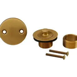 Jones Stephens B5155BB Brushed Bronze Two-Hole Lift and Turn Tub Drain Trim Kit - One-stop shop for professional tools and equipment.