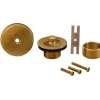 Jones Stephens B5160BB Brushed Bronze One-Hole Lift and Turn Tub Drain Trim Kit - One-stop shop for professional tools and equipment.