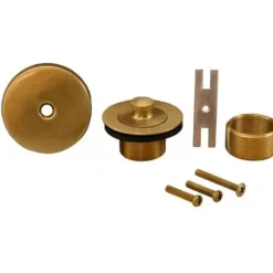 Jones Stephens B5160BB Brushed Bronze One-Hole Lift and Turn Tub Drain Trim Kit - One-stop shop for professional tools and equipment.