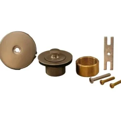 Jones Stephens B5160BN Brushed Nickel One-Hole Lift and Turn Tub Drain Trim Kit - One-stop shop for professional tools and equipment.