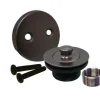 Jones Stephens B5155RB Oil Rubbed Bronze Two-Hole Lift and Turn Tub Drain Trim Kit - One-stop shop for professional tools and equipment.