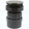 Jones Stephens C59244 4& LevelBest® Complete Pipe Fit Cleanout System with 3& Plastic Spud and 5& Nickel Bronze Cover - One-stop shop for professional tools and equipment.