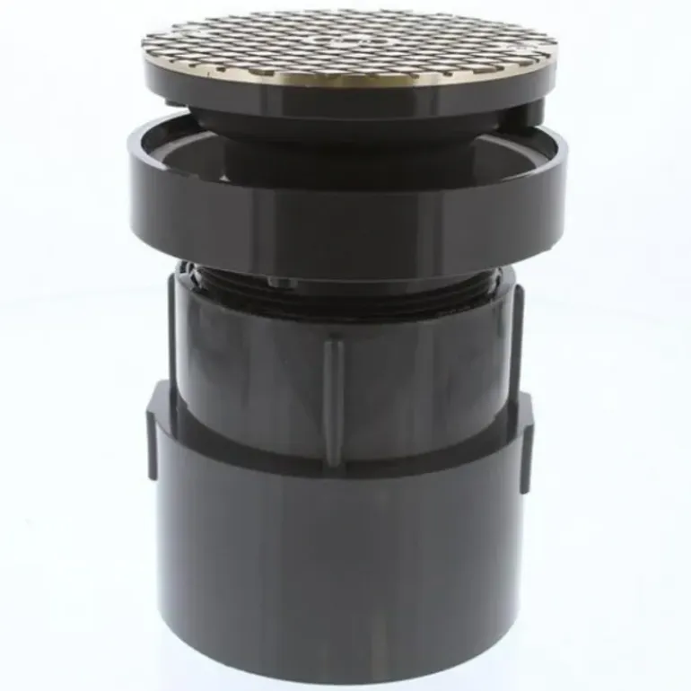 Jones Stephens C59244 4& LevelBest® Complete Pipe Fit Cleanout System with 3& Plastic Spud and 5& Nickel Bronze Cover - One-stop shop for professional tools and equipment.