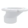 Jones Stephens C54402 3& x 4& PVC Offset Toilet Flange with Plastic Swivel Ring less Knockout - One-stop shop for professional tools and equipment.