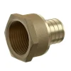 Jones Stephens C76044LF 1& F1807 x FIP Brass PEX Adapter, Bag of 25 - One-stop shop for professional tools and equipment.
