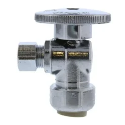 Jones Stephens C76571LF 1/2& x 3/8& OD COMP PlumBite® Push On Supply Stop, Angle - One-stop shop for professional tools and equipment.