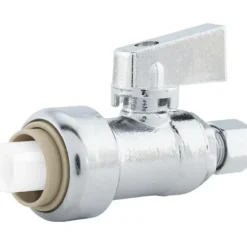 Jones Stephens C77475LF 1/2& x 3/8& OD COMP PlumBite® Push On Supply Stop, Straight, Bag of 1 - One-stop shop for professional tools and equipment.