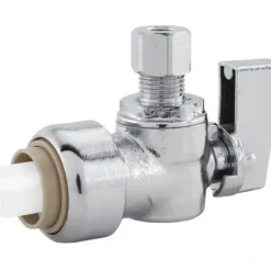 Jones Stephens C77473LF 1/2& x 3/8& OD COMP PlumBite® Push On Supply Stop, Angle, Bag of 1 - One-stop shop for professional tools and equipment.