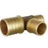 Jones Stephens C76020LF 3/4& x 3/4& x 1/2& F1807 Brass PEX Reducing Tee, Bag of 25 - One-stop shop for professional tools and equipment.