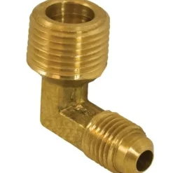 Jones Stephens F40088 3/8& x 3/8& Brass Flare x MIP 90° Elbow - One-stop shop for professional tools and equipment.