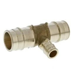 Jones Stephens F76897 1& x 3/4& x 1& F1960 Brass PEX Reducing Tee, Bag of 10 - One-stop shop for professional tools and equipment.