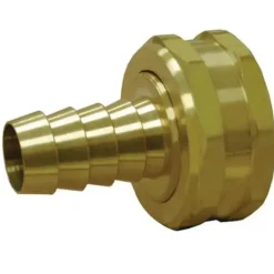Jones Stephens G20038 3/4& FHT Swivel x 3/4& Hose Barb Brass Garden Hose Adapter - One-stop shop for professional tools and equipment.