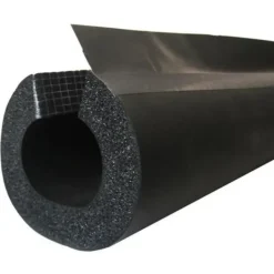Jones Stephens I81318 3-1/8& ID (3& CTS) Self-Sealing Black Rubber Pipe Insulation with Overlap Tape, 1/2& Wall Thickness, 48 ft. per Carton - One-stop shop for professional tools and equipment.