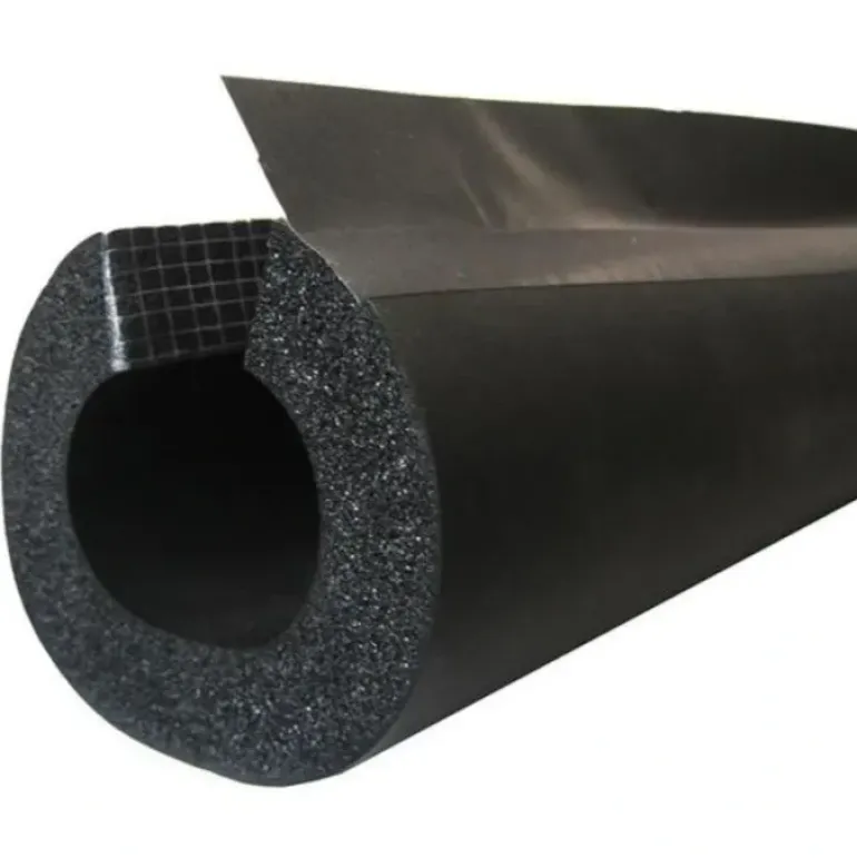 Jones Stephens I81038 3/8& ID (1/4& CTS 1/8& IPS) Self-Sealing Black Rubber Pipe Insulation with Overlap Tape, 1/2& Wall Thickness, 420 ft. per Carton - One-stop shop for professional tools and equipment.