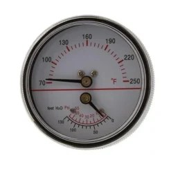 Jones Stephens J40558 2-7/8& 55 psi Tridicator with 1-1/2& Stem - One-stop shop for professional tools and equipment.